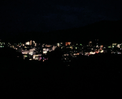 Yugawara at night